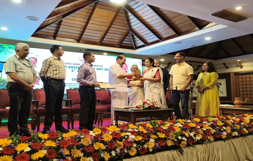 Winners of Best Bhoomithra Sena Club in the central zone 2024-25